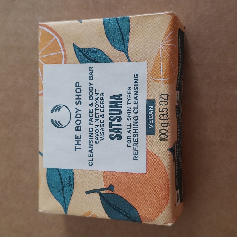 The Body Shop Satsuma Cleansing Face and Body Bar